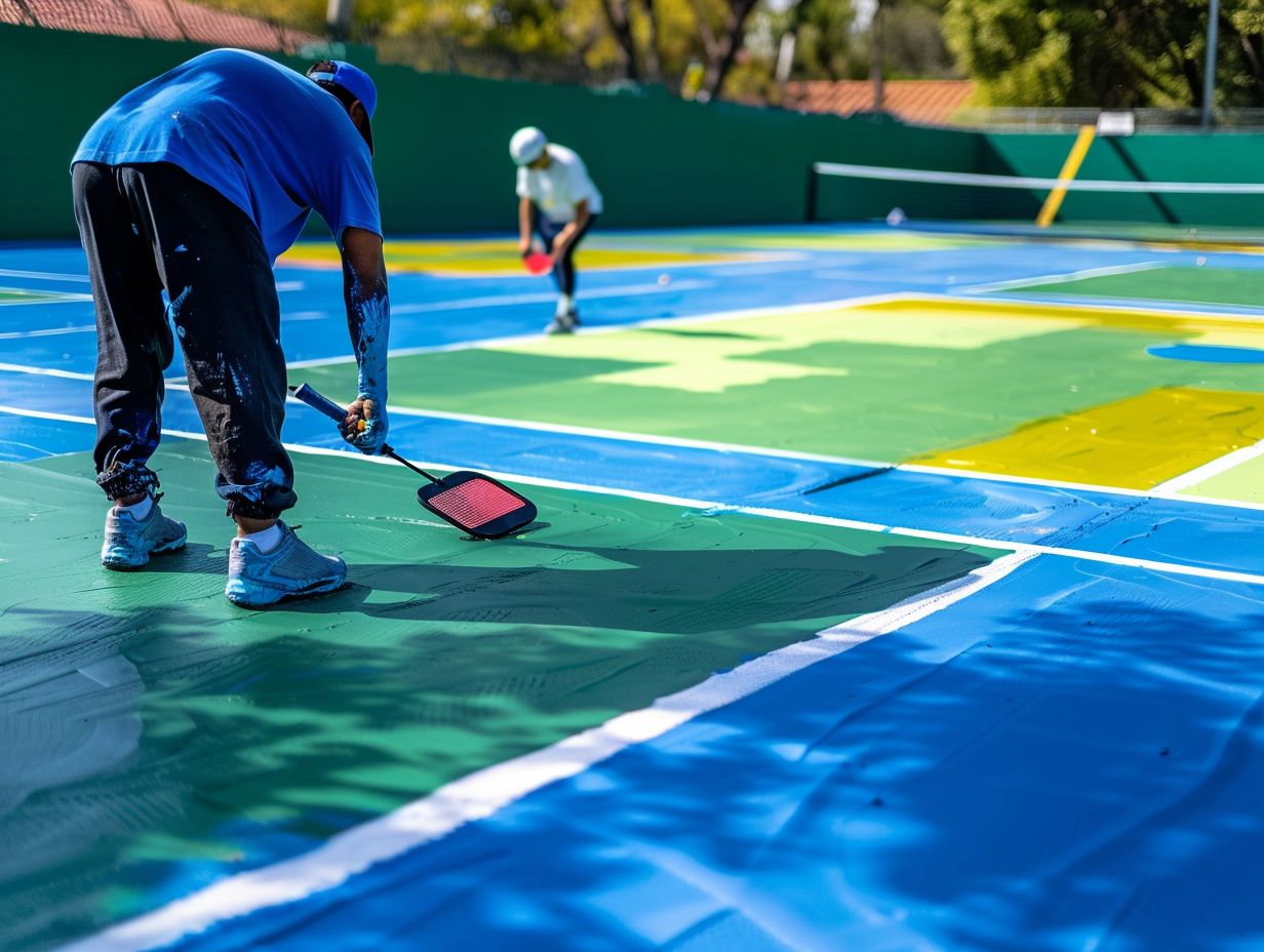 The Cost of Painting a Pickleball Court
